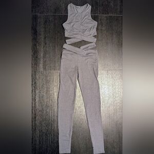 FashionNova Gray Workout Set